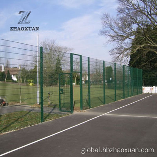 Galvanized Wire Mesh Fencing High Security Twin Wire 8/6/8 Double Wire Fence Factory